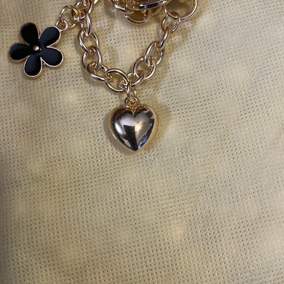 Hanging Bag Charm Accessory with slide bucket Connectors on each end. - Picture 8 of 10